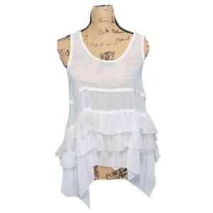 NWT Cecico Collection sheer tank top size S